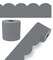 Carson Dellosa 65Ft of Gray Bulletin Board Borders, 1 Roll of Grey Scalloped Trim for Rolling Whiteboard, Cork and Posterboard, Party, Office Decorations, and Classroom Decor